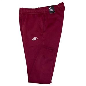 Mens Nike Sweatpants Red/Maroon NWT